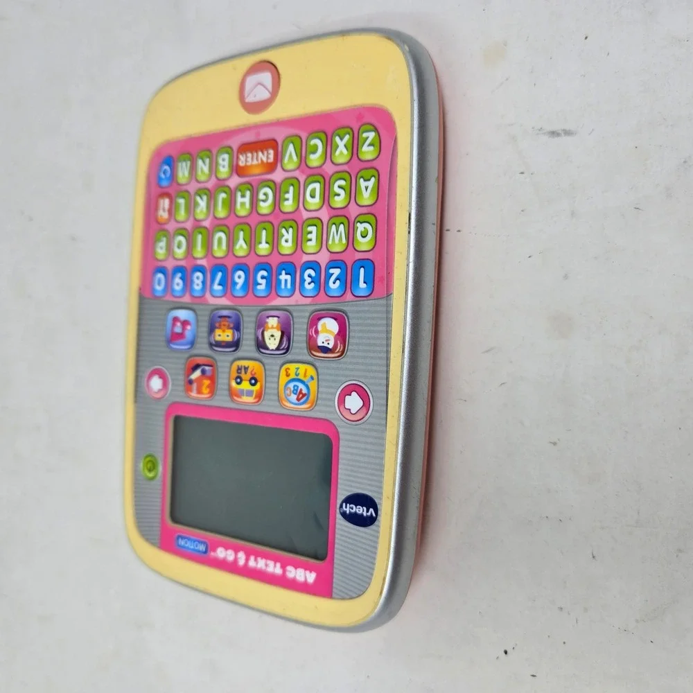 Vtech ABC Text & Go Motion Pink Handheld Educational Learning Toy QWERTY